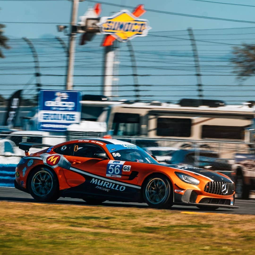 Mercedes AMGさんのインスタグラム写真 - (Mercedes AMGInstagram)「The first race for the Mercedes-AMG GT4 in the 2021 @imsa_racing Michelin Pilot Challenge is in the books! @lapmotorsports, @murillo_racing and @winwardracing faced the competition at the legendary @daytona International Speedway. After four hours, #4 Winward Racing managed to secure a top 10 finish with eighth place.  The Mercedes-AMG GT3 will enter the 24-hour race tomorrow! The Rolex 24 At Daytona gets underway at 9.40 p.m. CET.」1月30日 8時52分 - mercedesamg