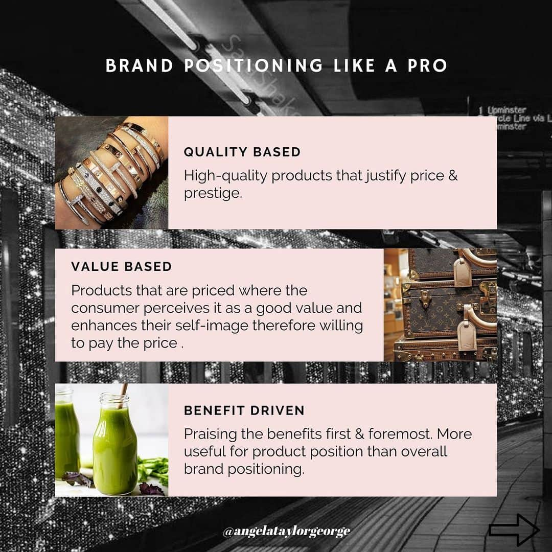 アリス&トリクシーのインスタグラム：「Brand positioning is everything. Swipe thru my carousel to learn all about it. Comment below what category your brand falls into.  . . . . . . . . . . . . #branding #fashionist #brandstrategymatters #hustlewithease #thisgirlmeansbusiness #Businessstrategy #girlbosses #businessbabe #Businessstrategist #bossup #savvybusinessowner #ceolifestyle #ceomindset #fashionpost #fashiongoals #fashionlife」