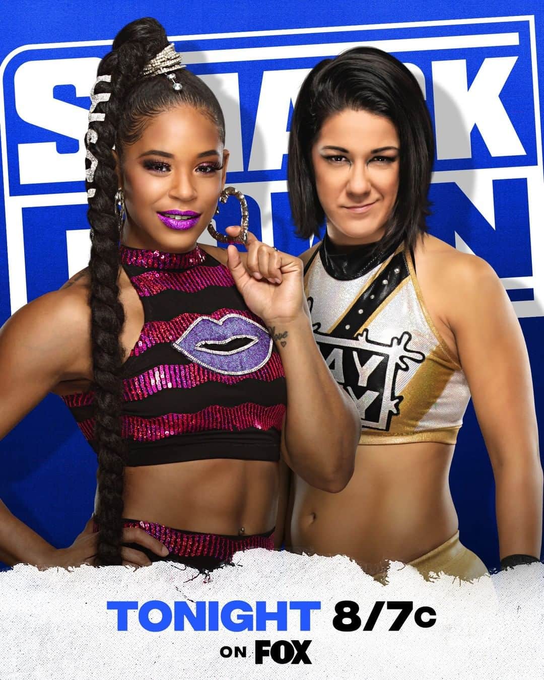 WWEさんのインスタグラム写真 - (WWEInstagram)「The gloves come off tonight: @biancabelairwwe vs. @itsmebayley. Who ya got? #SmackDown   📺 8/7c on @foxtv」1月30日 9時00分 - wwe