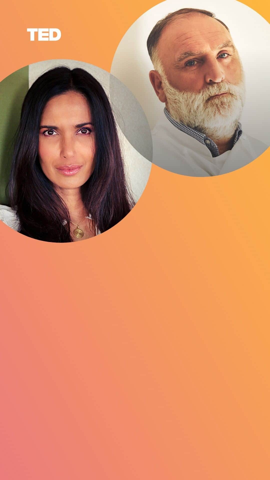 TED Talksのインスタグラム：「@ChefJoseAndres of @WCKitchen (part of TED's Audacious Project) and @PadmaLakshmi talk about systemic issues causing food insecurity and how to get food to the people who need it most. Recorded live on January 29, 2021.」