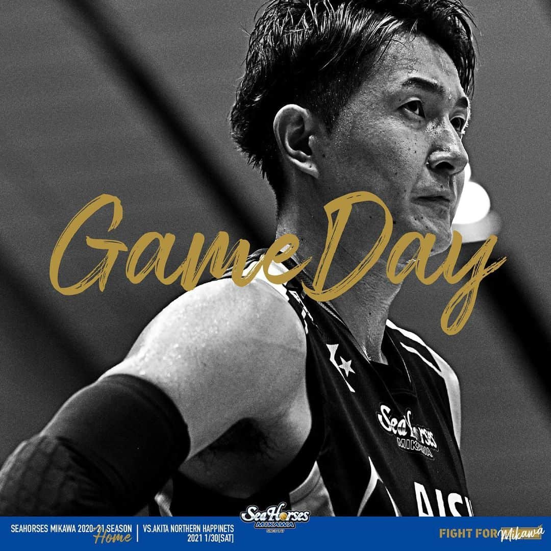 シーホース三河さんのインスタグラム写真 - (シーホース三河Instagram)「GAME DAY🌊🐴  15:05 TIP-OFF🏀 vs.秋田ノーザンハピネッツ👹  ⚔ほこ×たて対決🛡 チームオフェンスでリーグNo.1のプレッシャーディフェンスを切り裂き、連勝をさらに伸ばしたい🔥  試合、イベント情報⬇️ https://go-seahorses.jp/lp/game_20210130_20210131/  #fightfor_ #シーホース三河 #Bリーグ」1月30日 10時11分 - go_seahorses