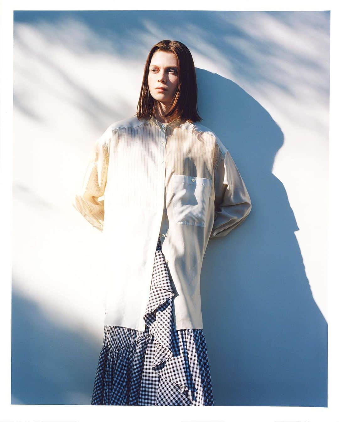 ファーファーのインスタグラム：「【CATALOG】 2021 SPRING COLLECTION  tops ¥21,000＋tax skirt ¥18,000＋tax  プロフィールリンクより 最新のデジタルカタログをチェック！  @furfur_official @furfur_official_staff  #FURFUR #ファーファー」