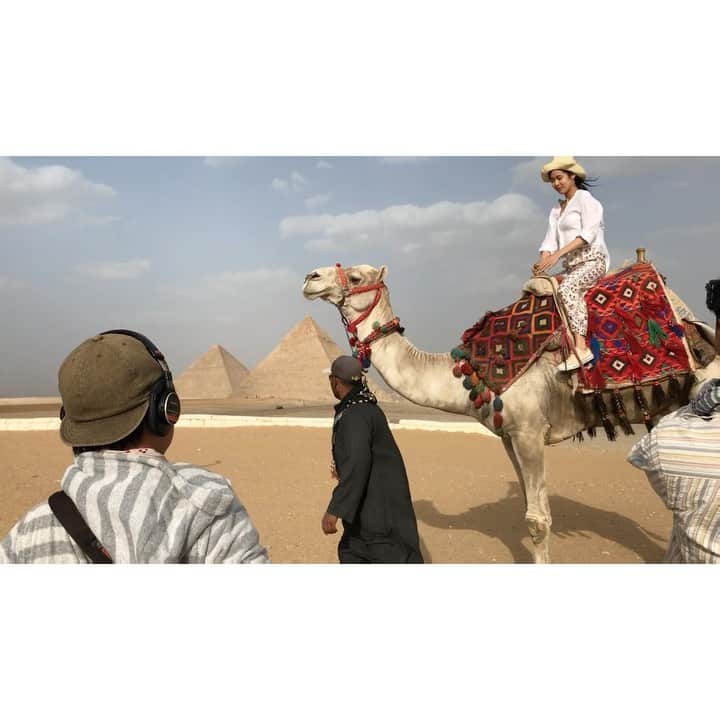 VANRIのインスタグラム：「* 第７弾 #リクエストシリーズ は〜？！  「海外ロケ」  これは確かクエスチョンの アンサーを撮影してるとこ💡 #egypt #camel  #ラクダに乗る時は #重心を後ろにしとかないと #前にすってんころりしちゃうよ　 #ロケの裏側」
