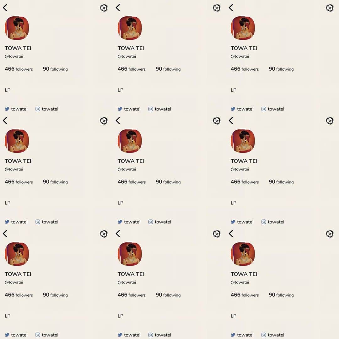 テイ・トウワのインスタグラム：「followerさんをパッと見、知り合いをfollowし始めてみました。まだ始めるタイミング分かんないけど。フォローはご自由に。 (パッと見つけれてなかったらスマン、そのうち)」