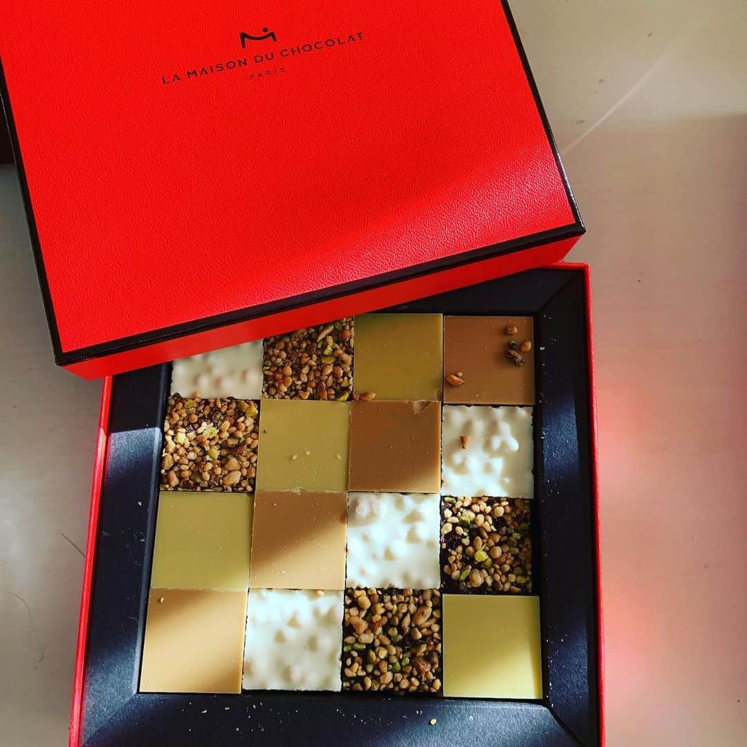 猫井椿のインスタグラム：「美味しい…  #メゾンデュショコラ #LA MAISON DU CHOCOLAT」