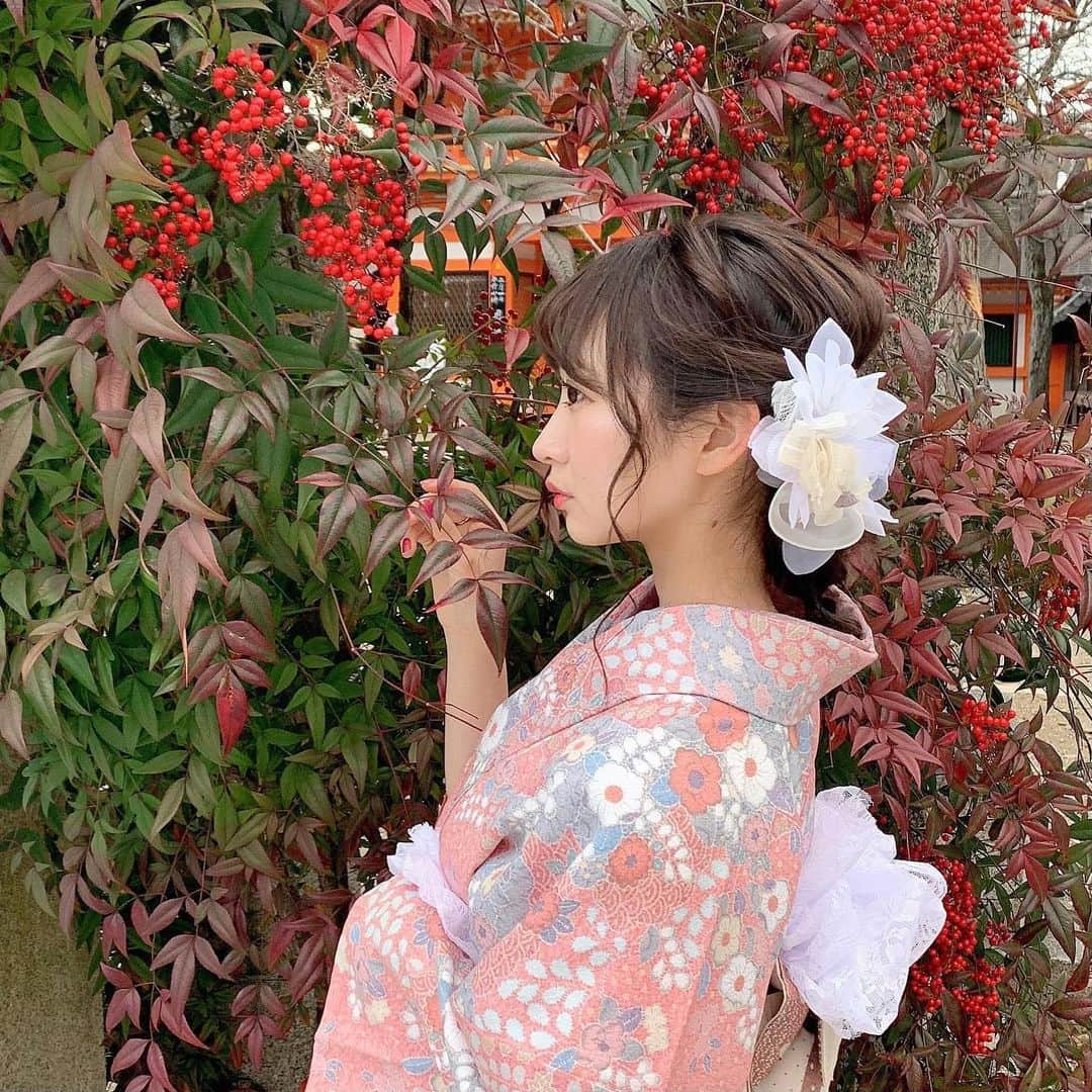 KANAKAさんのインスタグラム写真 - (KANAKAInstagram)「ずっと行きたかった長楽館❤︎  京都投稿おしまい！！  @okimonoya さんのヘアアクセサリーは全部手作りしてはるの！✨ この白い大きなお花も〜🥺 オリジナルでかわいい〜！！💭  #京都 #京都カフェ #長楽館 #長楽館カフェ #着物 #着物レンタル #鏡 #着物ヘア #ヘアアレンジ」1月30日 22時24分 - canika_1111