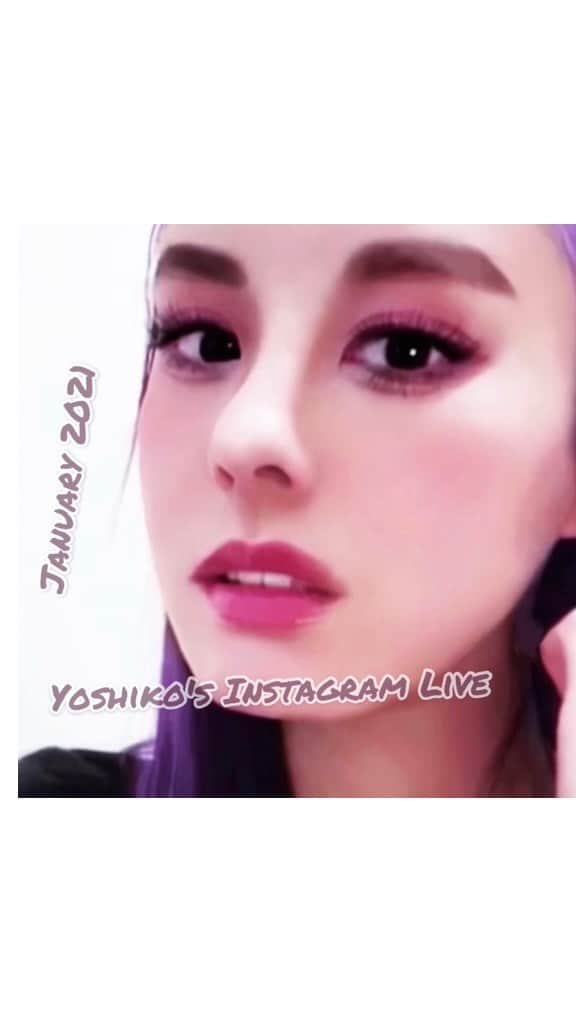 定平佳子のインスタグラム：「IGTV vol.10 動画編集 by Yoshiko 🍇  音量注意です  Tops：@stanleykubrick 時計じかけのオレンジ ロングスリーブ Ｔ  Instagram Live Digest 🗓 January 2021  「ライブ、見れなかった」 「ライブ、見たかった」 とのリクエストを、多数 戴き  実質、四時間超えのライブ を、ここ数日で カットカットカット！ し、かなりの Digest ver. に しました ⌨️  また、いつの日か 生配信 します もちろん！ 告知 するネ 🥰  マスクメイクテクニック もっと、わかりやすく、写真で repost し隊 ‥ 考えます、  ありがとうございました ✨  大変な状況下ですが、どうか 心身共に、ご自身のことを 一番に、大切にしてください 😷  ファンの皆様の、健康と安全を、お祈りしています。  ー  P.S.  💄： レビューしているコスメは、 動画内・最後に、記載しています  ちなみに、この日のリップ は、B IDOL 05 ( やきもち PINK ) と 06 ( きまぐれ BROWN ) を、重ね塗り！  💖： BGM は、大大大 〜 好きな、 浜崎あゆみさま @a.you です  あゆは、私の青春 、、🎓  あゆのライブ、またいきたい 💕 何十回、行ったやろう？  ずっと、世界一、大好き  ー  #yoshikosadahira #定平佳子  #ヨシコズムービー #ヨシコスメ  #動画編集 #映像制作 #映像クリエイター #動画編集してる人と繋がりたい  #トークライブ #リクエストありがとうございます  #actress #asianactor #女優 #ハリウッド  #インスタライブ #生配信 #ファンミーティング  #浜崎あゆみ さま #あゆ大好き #音楽のある生活  #パープルヘアー #メイク好き #メイク動画 #ブルベ #ブルベメイク #元外資系美容部員  #臨床心理学 #認定心理士  #本を執筆したいです #目標」