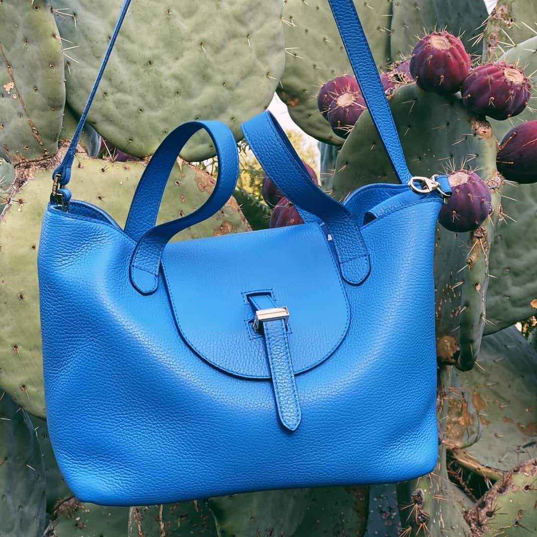 メリメロのインスタグラム：「A whole New colour to celebrate 2021!! For all the “Thela bag collectors” add this blue to your special editions! 💙💙⠀⠀⠀⠀⠀⠀⠀⠀⠀ ⠀⠀⠀⠀⠀⠀⠀⠀⠀  #melimelo #melimelobags #style #bag #bags #s #classicbag #classic #cny #chinesenewyear #yearoftheox #cny2021 #wardrobestaple #madeinitaly #timeless #a #understated #itbag」