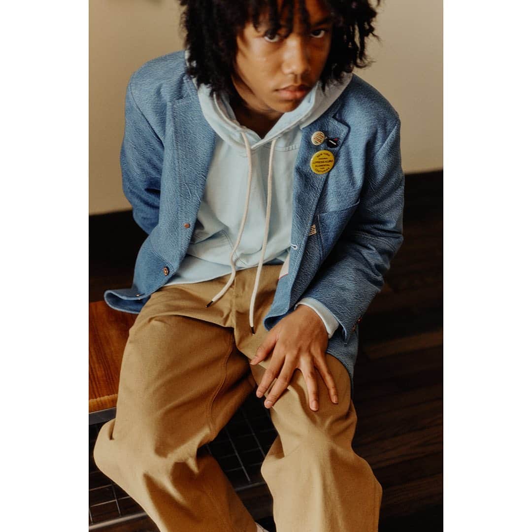 KUROのインスタグラム：「KURO JPRESS 21ss collection  #denim #preppystyle #architecture #pfw」