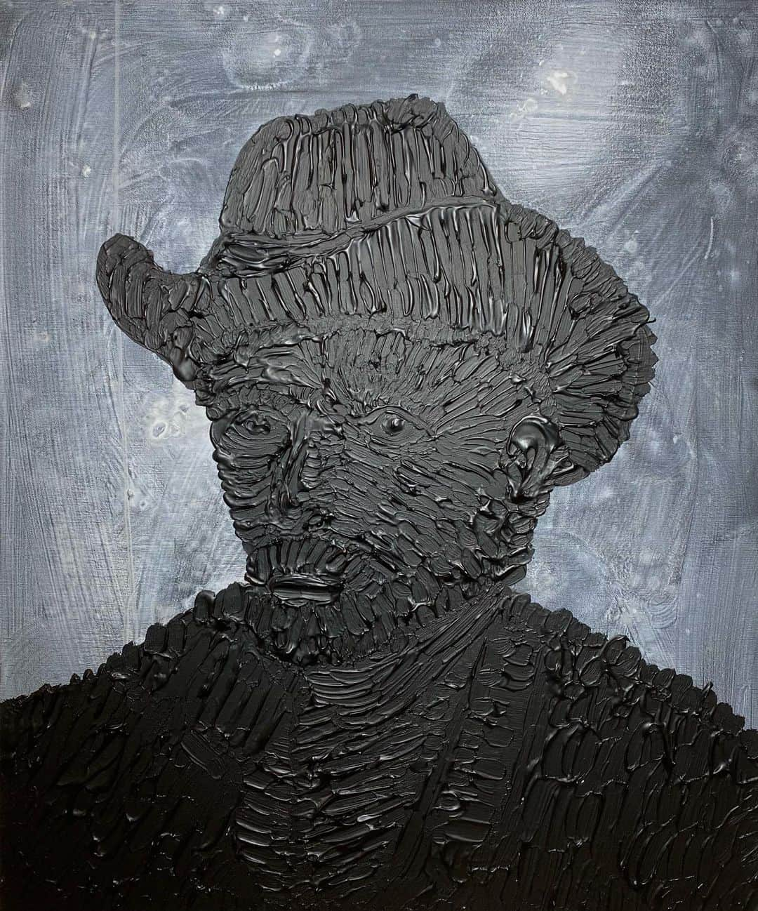 Hiro Sugiyama enlightenmentさんのインスタグラム写真 - (Hiro Sugiyama enlightenmentInstagram)「BLACK GOGH  PORTRAIT #gogh」1月30日 23時03分 - hiro_sugiyama_enlightenment