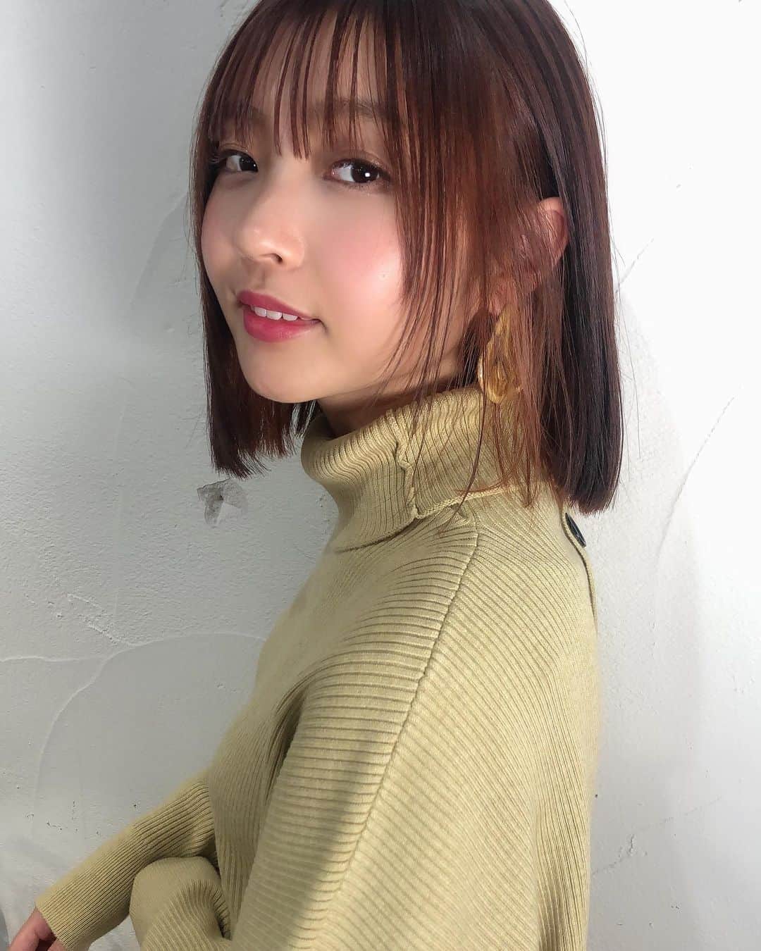 桜子のインスタグラム：「#オレンジブラウン 🍊💇‍♀️」