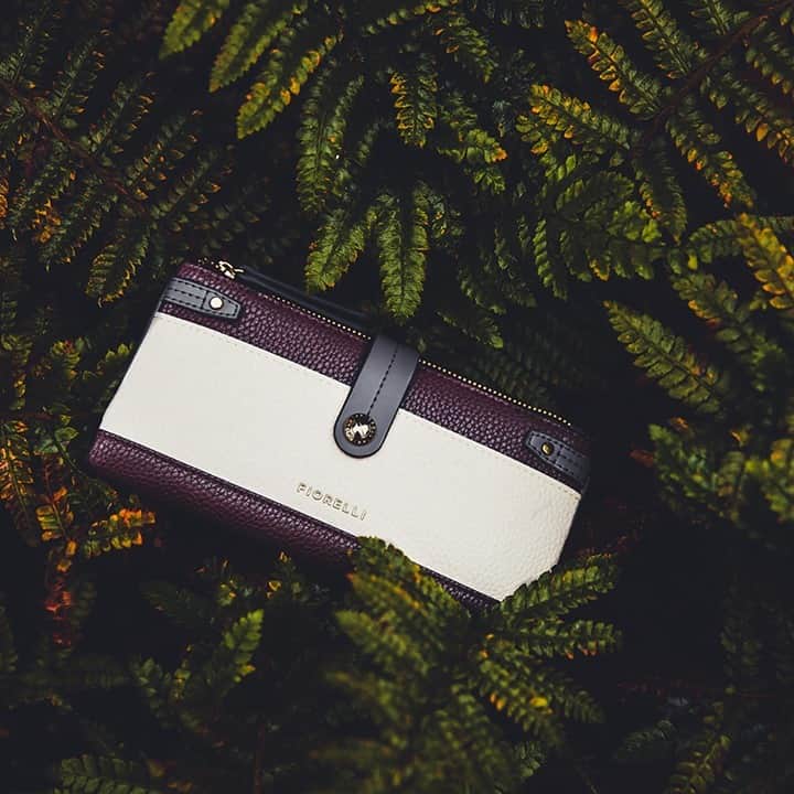のインスタグラム：「The Audrey purse in our chic burgundy mix will keep you effortlessly organised. Perfectly practical, the interior can fit notes, cards and coins. If you're thinking of treating yourself, use NEW30 at the checkout and enjoy 30% off New In styles 😍 #FiorelliBags #Purses #VeganPurses #VeganFashion」