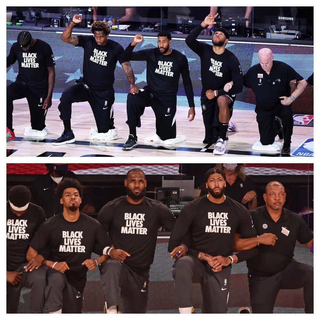 セレクションスタッフさんのインスタグラム写真 - (セレクションスタッフInstagram)「.﻿ ﻿ Black Lives Matter NBA Tee﻿ ﻿ 選手達も着ていたあのTeeです！﻿ 生地の伸縮性がこんな感じなんだヨ！🤙って事が伝わればなぁと思って動画を撮ってみました(3枚目)﻿ 伸縮性ばっちりのアイテムです💕 普段使いもOKですが、やっぱりトレーニング時に向いているなぁという感じです❗️﻿ ﻿ ﻿ #nba ﻿ #blacklivesmatter #バスケ部#バスケットボール #レブロンジェームズ #ナイキ #nike #トレーニングウェア #レイカーズ #セレクション新宿 #セレクション大阪 #ヒップホップ #ストリートファッション #ラッパーファッション」1月30日 20時26分 - selection_headoffice