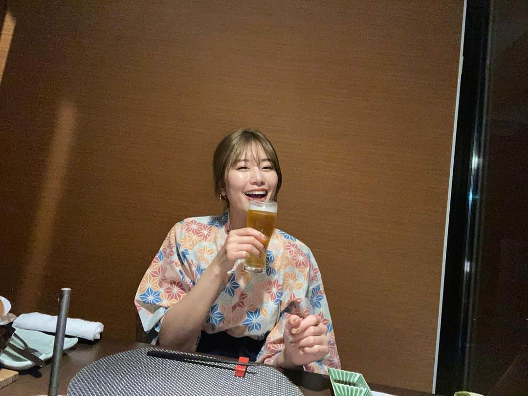 稲村亜美さんのインスタグラム写真 - (稲村亜美Instagram)「かんぱーーーい🍺🍺🍺 #いつかの思い出」1月30日 20時52分 - inamura_ami