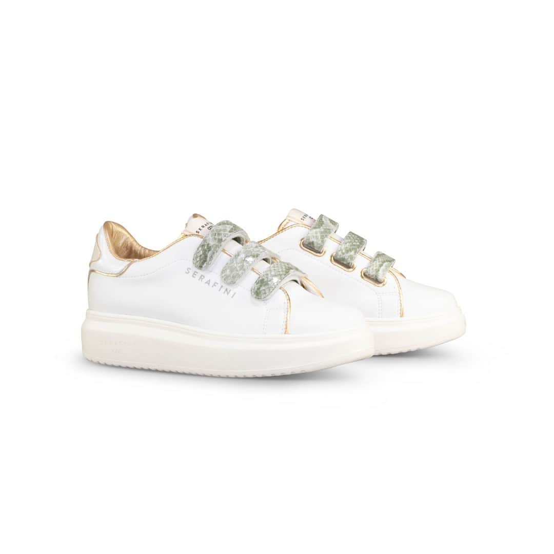 セラフィーニのインスタグラム：「New in: J.Connors White Military Python. Discover our Spring Summer 2021 Preview and preorder now your #SerafiniShoes! #WeAreSerafini . . . . #newin #newcollection #ss21 #musthave #springsummer #preview #womanstyle #sneakers #shoes #fashion #sneaker #sneakersaddict #style #sneakerheads #streetwear #ootd #vans #converse #nike #adidas #streetstyle #igsneakercommunity  #sneakerporn #sneakerholics #sneakerfreaker #footwear #shoesaddict」