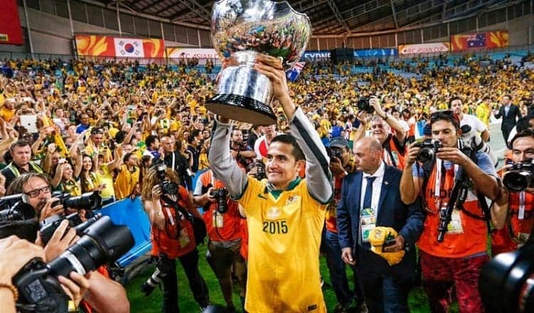 ティム・ケーヒルのインスタグラム：「6️⃣YEARS AGO TODAY 🏆🇦🇺 #ASIANCUP2015 CHAMPIONS」