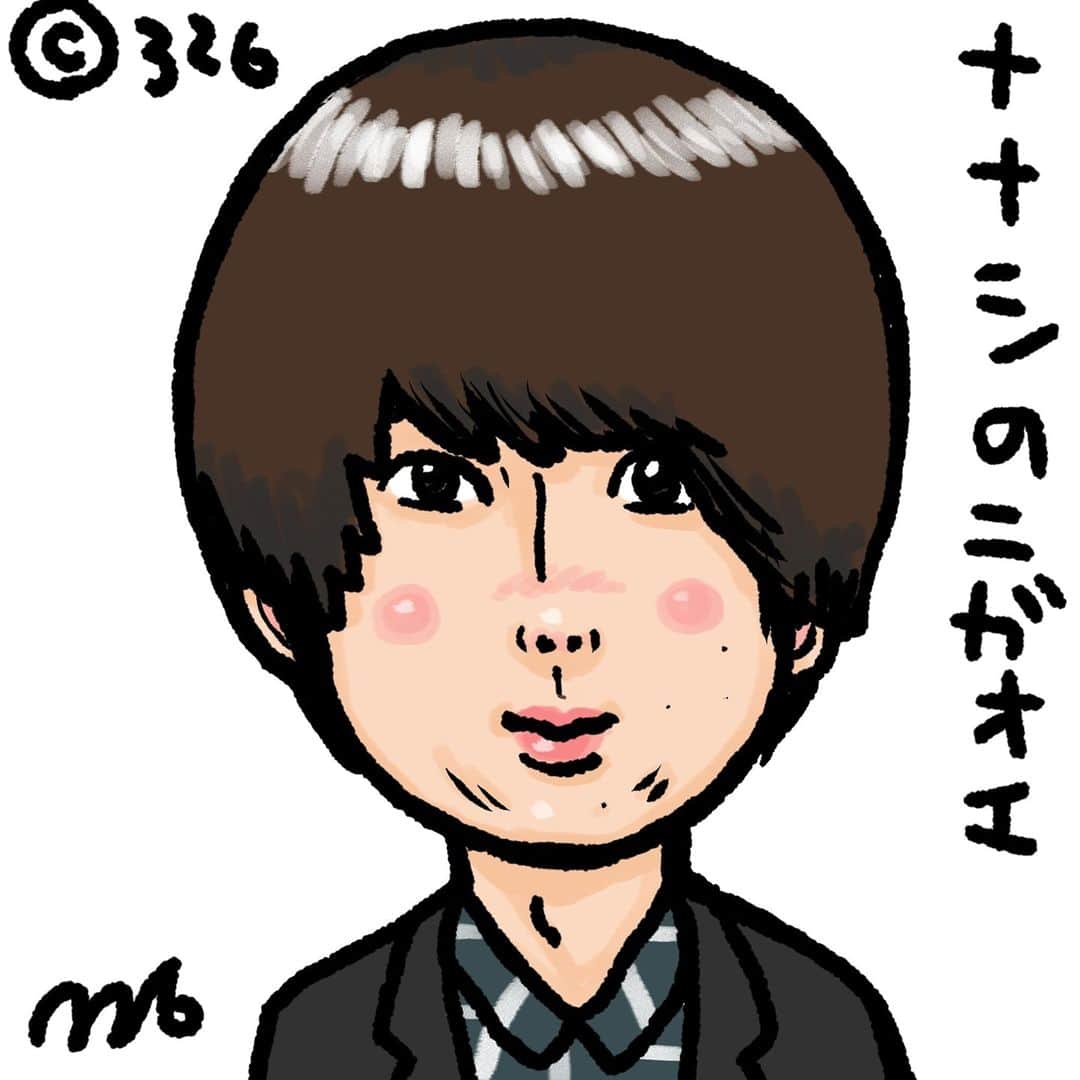 326のインスタグラム：「ななしの似顔絵1/31 昨日の答えはジェラードンのかみちぃさんでした。コントが面白い人とTVに出て面白い人は確かに違うかもしれませんがジェラードンをもっともっともっと見たいです！ amzn.to/3lV42cc amazon.co.jp/dp/4344036107/…  amazon.co.jp/dp/4908059063/… amazon.co.jp/dp/4861132150/…」