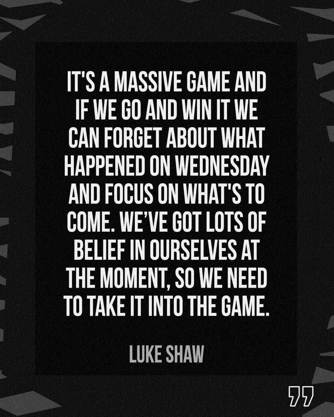 マンチェスター・ユナイテッドさんのインスタグラム写真 - (マンチェスター・ユナイテッドInstagram)「🗣 #LukeShaw is in confident mood ahead of Saturday's showdown 💪 #MUFC #PremierLeague」1月31日 0時01分 - manchesterunited