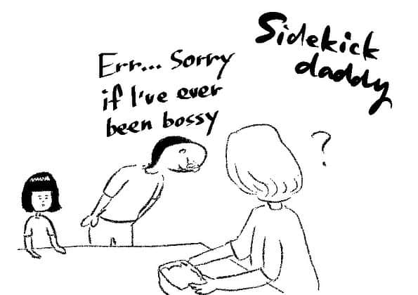 ケイタイモさんのインスタグラム写真 - (ケイタイモInstagram)「2021/1/30 Sidekick  daddy #sidekickdaddy #comic #comics #instacomic #instacomics #familycomic #familycomics #webcomic #webcomics #parenting #family5 #japan #keitaimo」1月31日 0時27分 - k_e_i_t_a_i_m_o