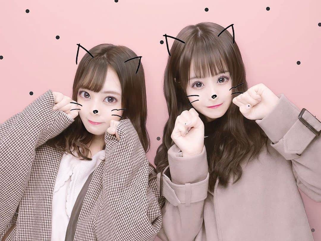 山田寿々のインスタグラム：「😽 #プリント倶楽部 #プリクラ」