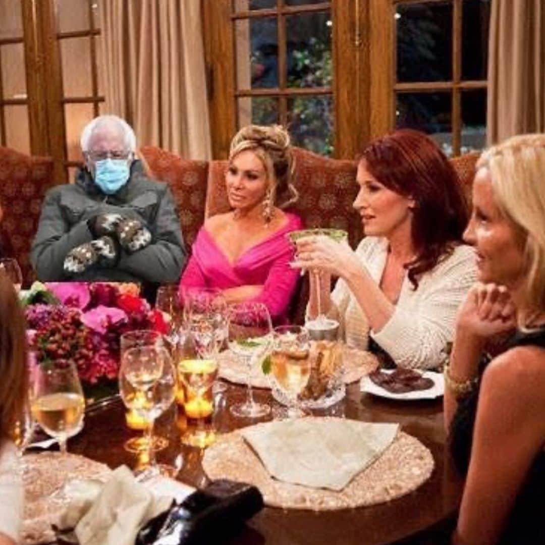 カミール・グラマーのインスタグラム：「Dinner Party From Hell. “He will never emotionally fulfill you! Ever! Know that!” Lol #berniesanders #rhobh #cocktails」