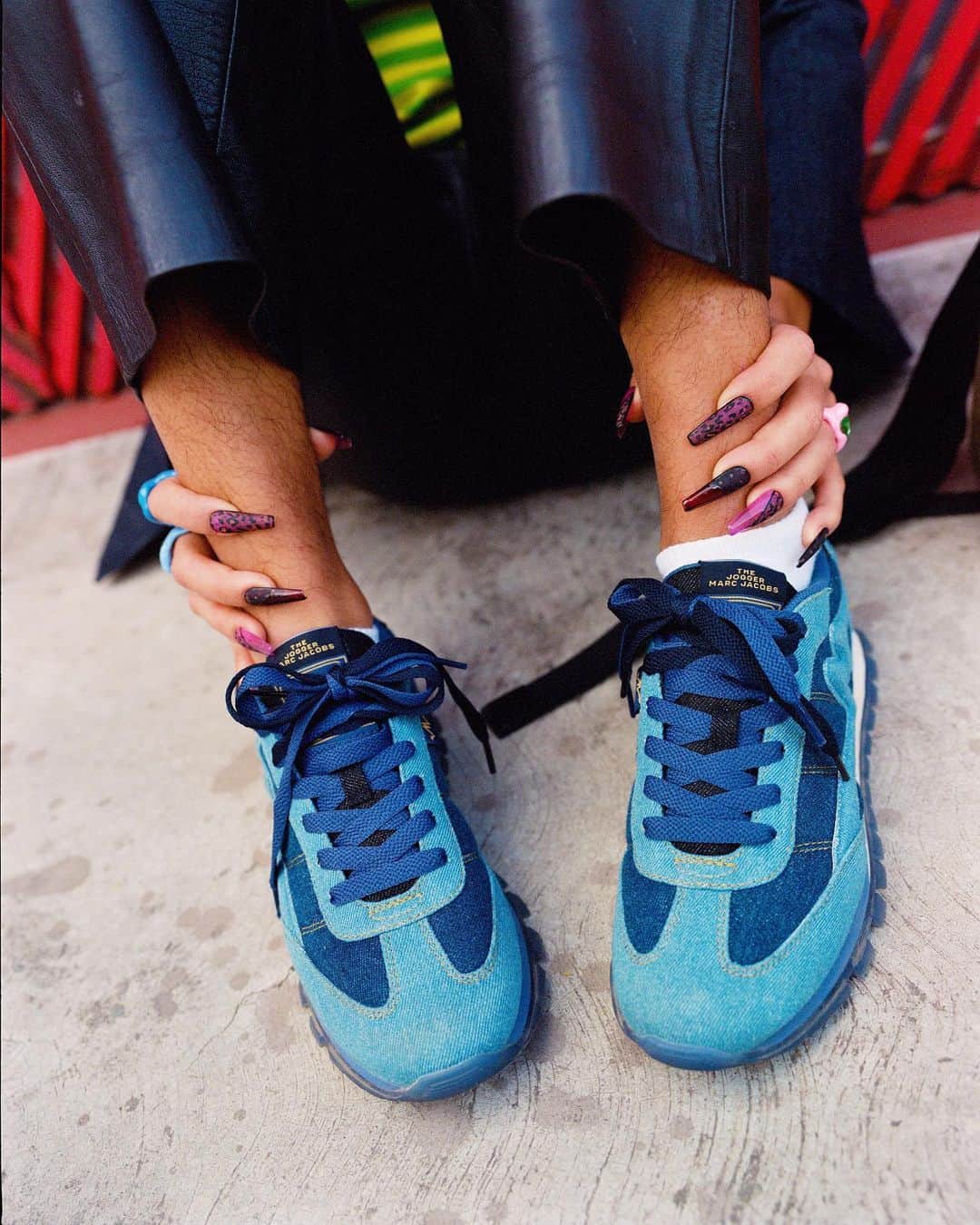 Marc Jacobsのインスタグラム：「THE DENIM JOGGER.  Photographed by @ErikaKamano  January 9, 2021 in Mexico City.」