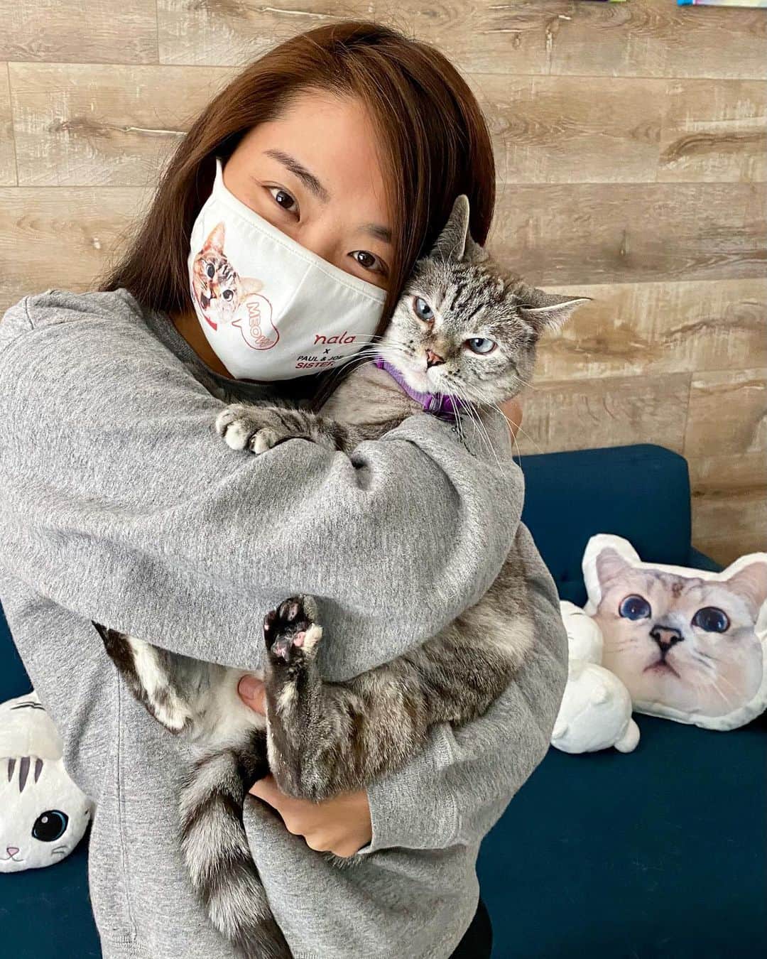 nala_catさんのインスタグラム写真 - (nala_catInstagram)「Limited edition reusable masks in collaboration with @paulandjoesister are now available! 100% of profits will be donated to @feedingamerica ❤️ As COVID-19 and the related economic fallout continues to impact communities throughout the country, hunger is a growing concern for many of our neighbors. Together, let’s end hunger! Thank you for your support— meow! Link in bio」1月31日 3時35分 - nala_cat