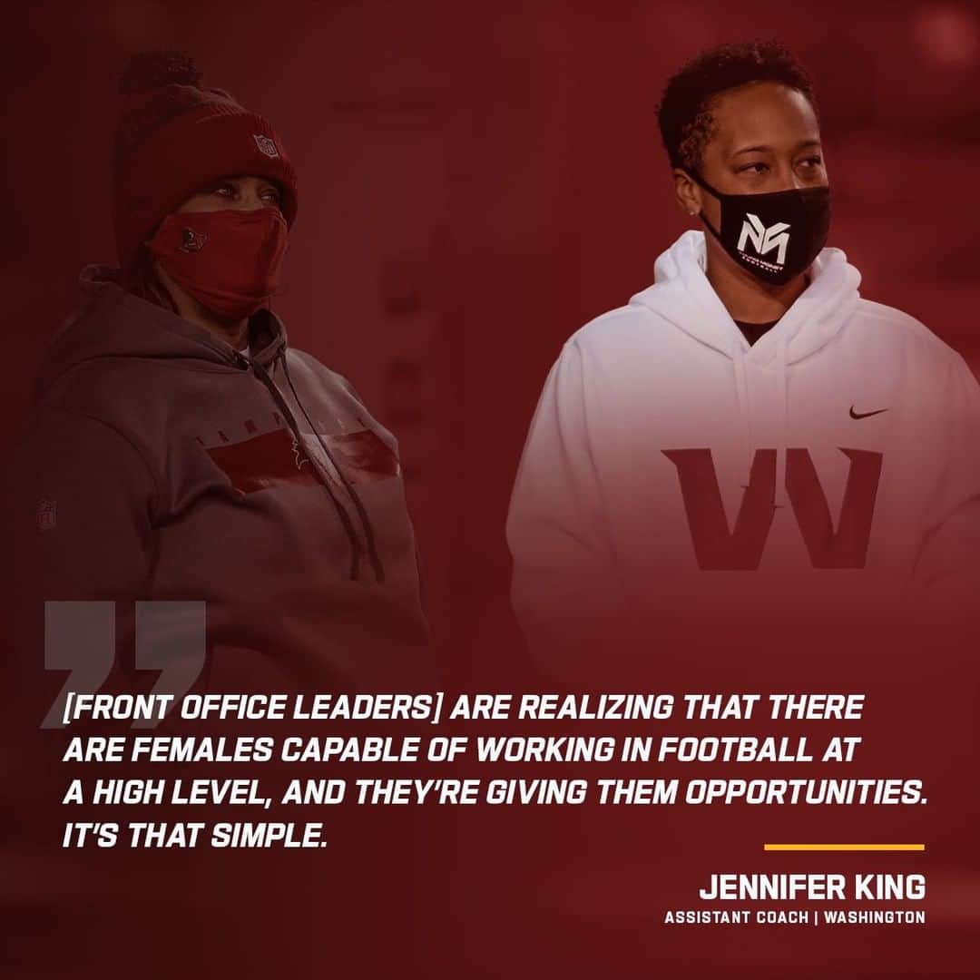 NFLさんのインスタグラム写真 - (NFLInstagram)「Jennifer King on becoming the league’s first African American female assistant position coach. (via @espn)」1月31日 4時00分 - nfl