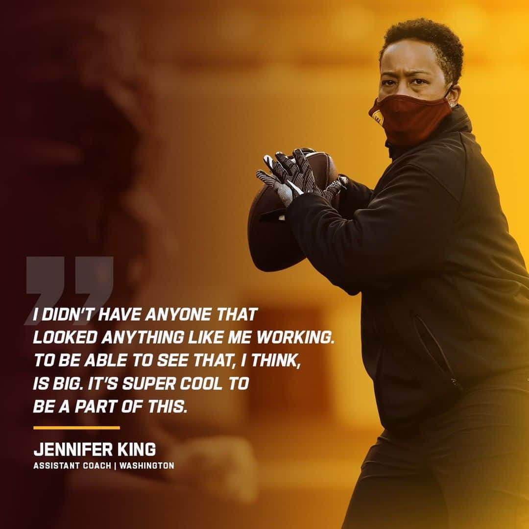 NFLさんのインスタグラム写真 - (NFLInstagram)「Jennifer King on becoming the league’s first African American female assistant position coach. (via @espn)」1月31日 4時00分 - nfl