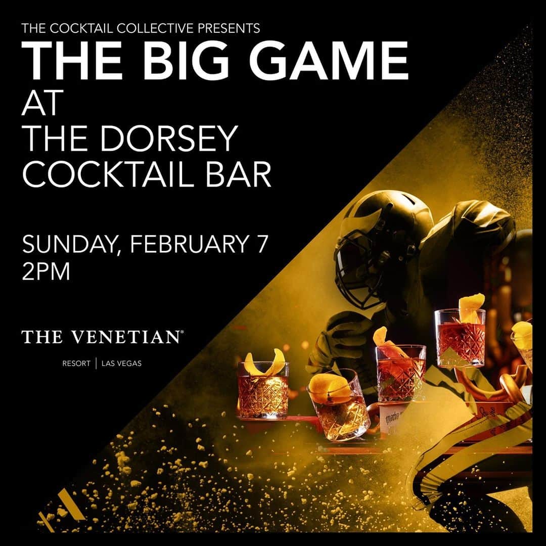 The Venetian Las Vegasさんのインスタグラム写真 - (The Venetian Las VegasInstagram)「Catch the Big Game in style! 🏈 Sip on specialty cocktails as you cheer on your team on Sunday, February 7 @thedorsey_lv. Reserve your spot at cocktailcollectivevip@sands.com!   #football #KCvsTB #BigGame」1月31日 5時00分 - venetianvegas