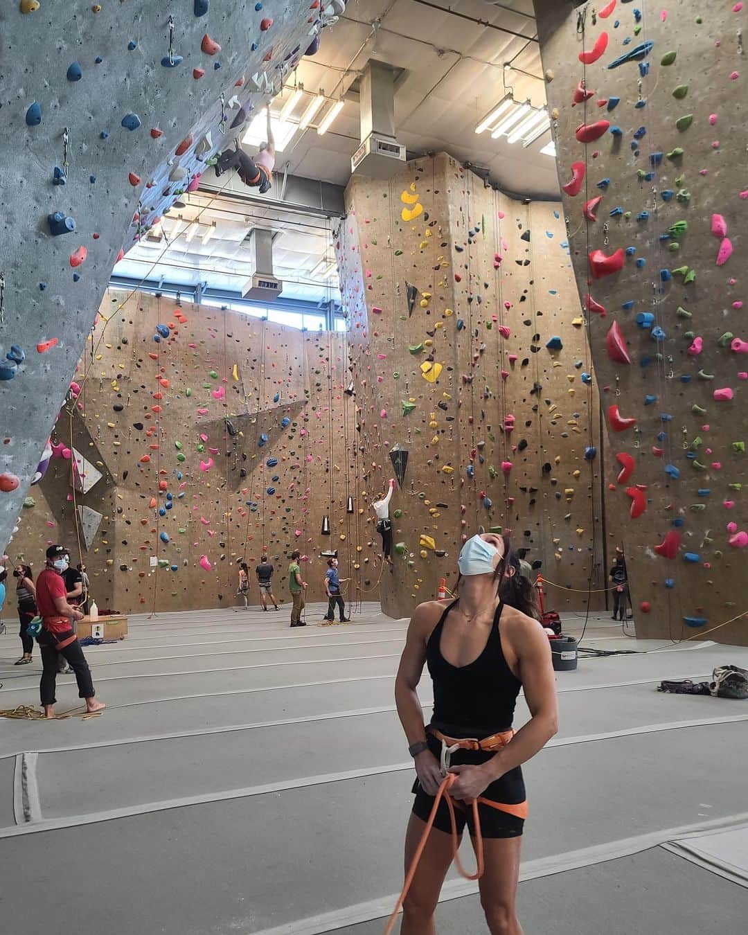 アレックス・パッチシオのインスタグラム：「The real and not talked about truths of mental health.  . Here are some pics of the last 2 weeks for me, ups and downs. 1.) Yesterday sport climbing for the first time again. Even tho for maybe 2-3 hours of light sleep. Gettin on with life and my day regardless to help with my anxiety and or depression.  2.) Went to hospital a couple times, last time a bit more than a week ago, due to really bad anxiety and panic attacks. When you are living with high anxiety and can’t get out of it and so not sleeping for days and days in a row you feel like you are losing your mind. It’s a hard place to get out of, but I’m happy that I’m doing so much better than that and anxiety has been mostly a lot less! ☺️ 3.) Going on hikes with my husband and little furry pup, @aussiedogleo , is 1 of the things that always puts a smile on my face. Finding things that make you happy regardless of sleep or not feeling like it in the moment I find ends up lifting my spirits and always help lift my mood!!!  @scarpana @organicclimbing @frictionlabs @evn_cbd」