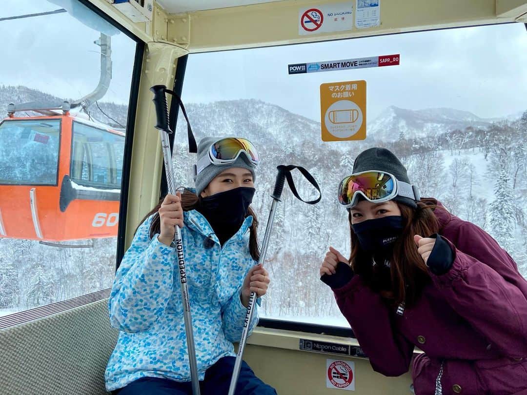 高橋佑奈のインスタグラム：「雪景色☃️☃️ リフトからの眺めが最高だったな〜〜 . 今度はスノーボードに挑戦すると決めた🏂 . #ブラキタ #週末ふらっと #スキー」