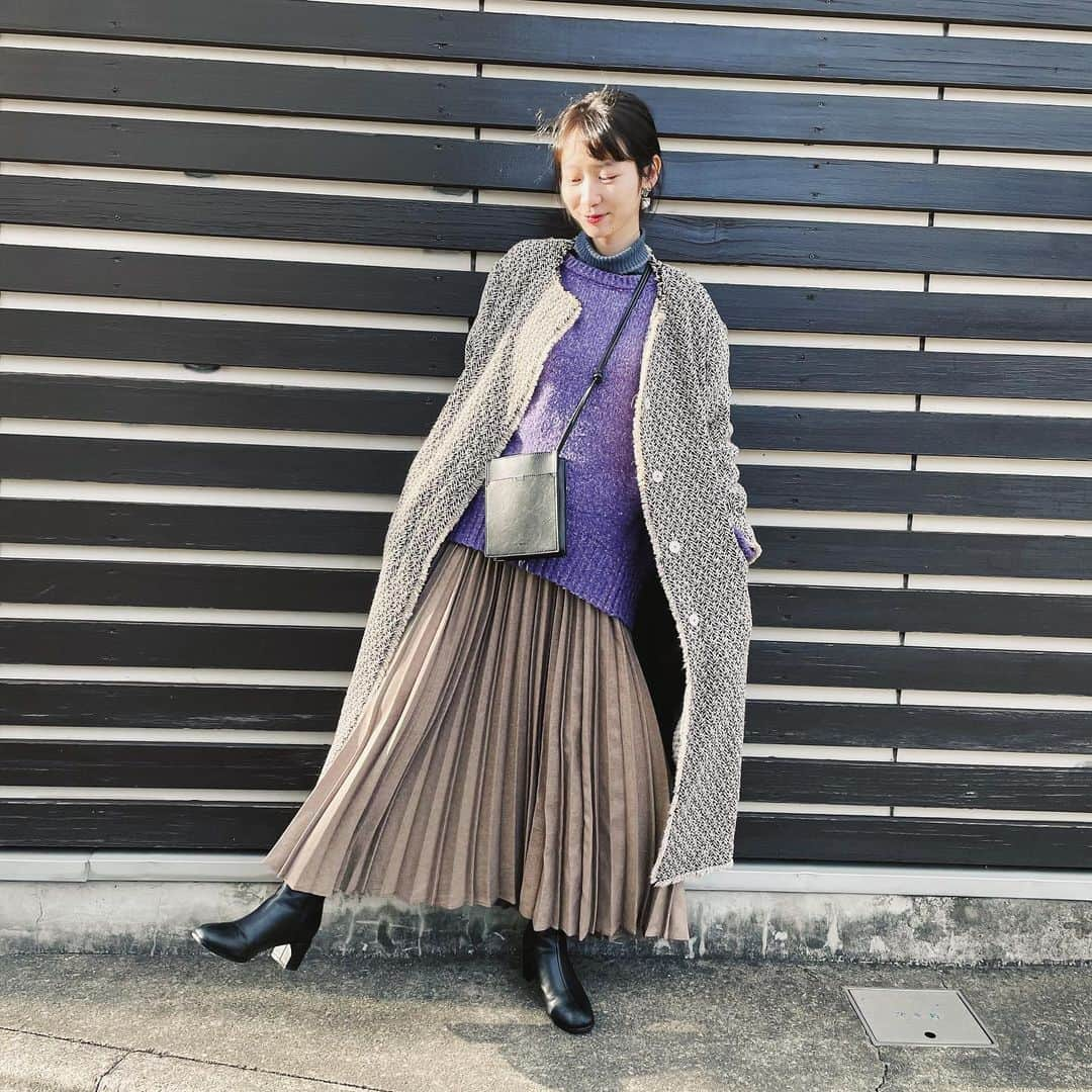 岡本夏美さんのインスタグラム写真 - (岡本夏美Instagram)「@nikoand_official  👢👢👢👢 スカート&ブーツ  @lily_brown_official  コート🧥🧥  私服！🧞🧞 よし。いいペースで あげれてるぞー！！」1月31日 17時18分 - okamoto_natsumi