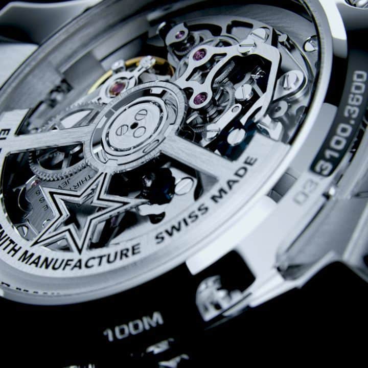 ゼニスのインスタグラム：「#ChronomasterSport: For those always on the move, reaching for their star. Every detail in the Chronomaster Sport is built around performance.」