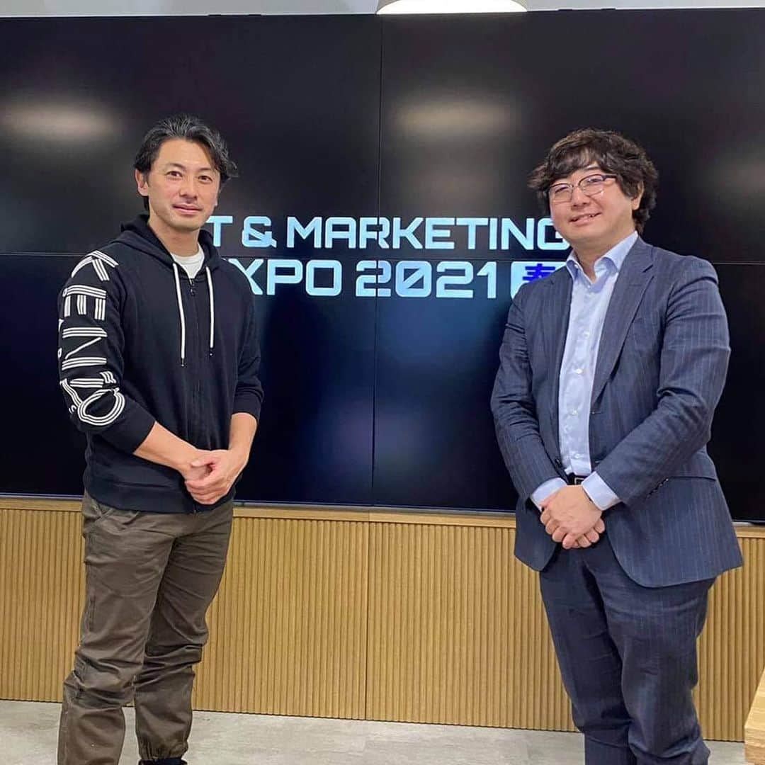 森川亮のインスタグラム：「IT&MARKETING EXPOのウェビナーでした。」