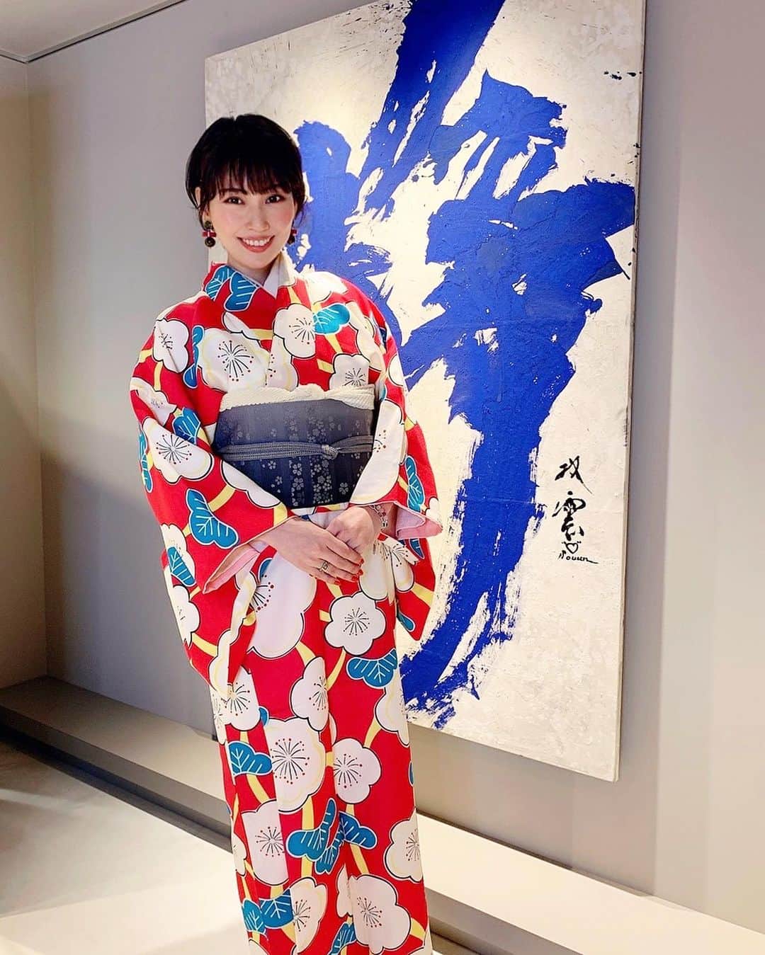 増田有華さんのインスタグラム写真 - (増田有華Instagram)「＊  着物👘 久々に着ました。  メイクもさいきんガラッと変えてみた。（分かりにくい）  遅ればせ新年会イベント。 ありがとうございました。  ・ ・ ・ #着物 #着物コーディネート #着物女子 #kimono #japan #japanese #japanesegirl #和」1月31日 15時08分 - masuyuka_official