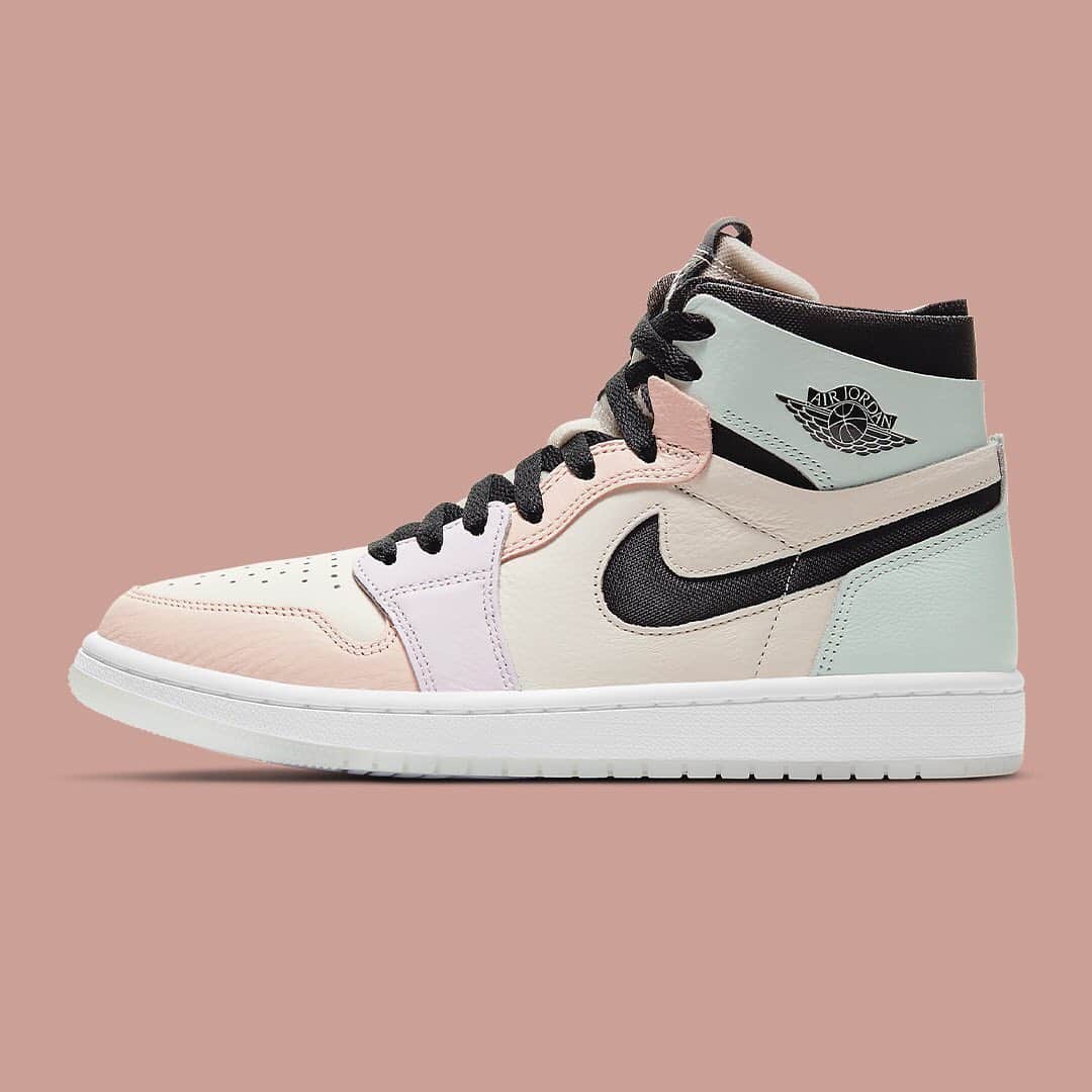 HYPEBEASTさんのインスタグラム写真 - (HYPEBEASTInstagram)「@hypebeastkicks: Easter-friendly pastels are being brought to the Air Jordan 1 High Zoom CMFT. Featuring a plethora of Spring ready tones, the shoe sees is equipped with premium tumbled leather along the heels, lateral, and toes. Other trimmings include a mesh cutout for the Swoosh, black "Wings" logo, and Zoom Air-branded tongues in a pastel font. Expect these to arrive in the coming months.⁠⁠ Photo: Nike」2月1日 1時39分 - hypebeast