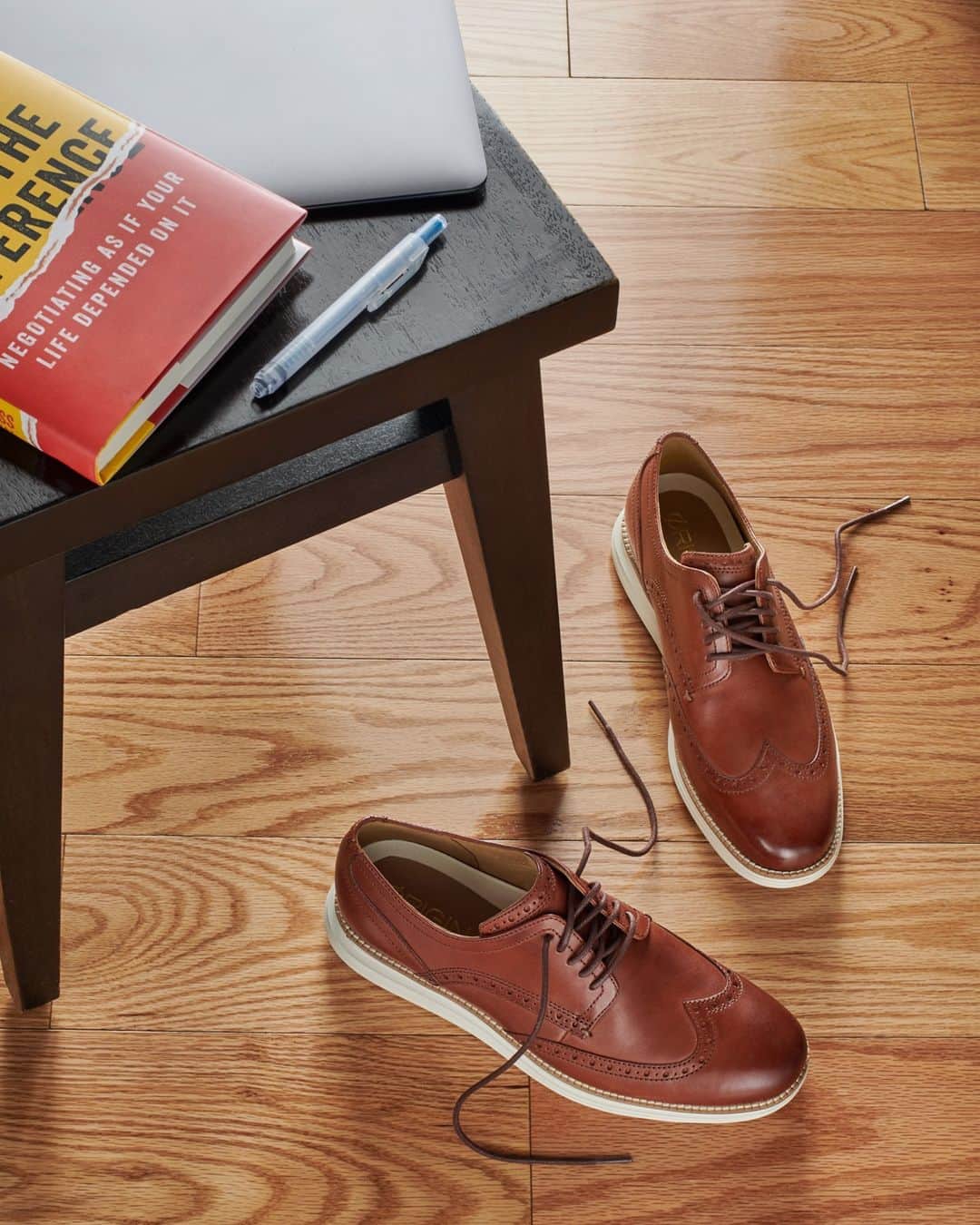 Cole Haanのインスタグラム：「Our ØriginalGrand Wingtip Oxfords boast brogue accents and buttery leather up top to stay classy, and our proprietary Grand.ØS tech down below to stay comfy.」