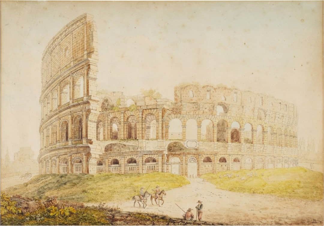 サザビーズさんのインスタグラム写真 - (サザビーズInstagram)「When in Rome....for this week's #SothebysSundaySketch, we're taking a trip to the Colosseum! 🏟️ Why not pick up a pencil and have a go at sketching the grand Roman amphitheater!   Upload your finished artwork to Instagram, tagging @sothebys and #SothebysSundaySketch! All attempts welcome, from casual doodles to elaborate masterpieces! ✏️ If you can't draw the historic landmark line for line, employ some artistic license to create your own amphitheater 🏛️  Attributed to Franz Kaisermann, the work is on offer until February 2nd as part of 'A Mayfair Pied-à-Terre: An Interior by Alidad'. Click the link in bio to learn more.  @alidad_ltd #SothebysDecArts #WeekendChallenge」1月31日 18時00分 - sothebys