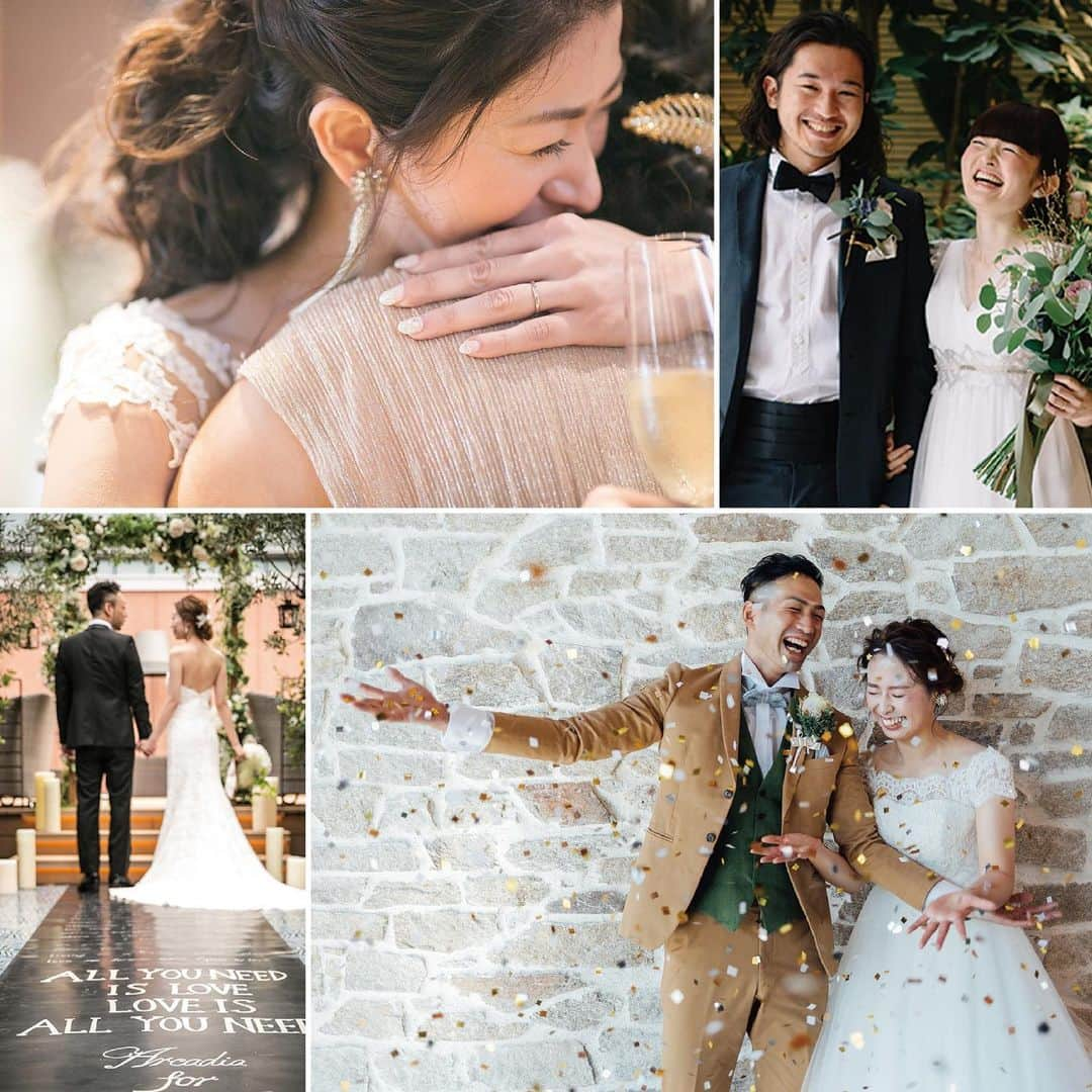 QUANTIC・クアンティックさんのインスタグラム写真 - (QUANTIC・クアンティックInstagram)「. 【予想を超える結婚式を】  結婚式とは、お二人が歩いてこられた路や まわりの大切な方々が色濃く映し出されます。   一人ひとりの人生が同じでないように どの結婚式も一つとして同じものはありません。   結婚式とは予想を超えるパワーを持っています。 お二人はもちろん、ご両親やご友人をはじめ 招待された沢山のゲストの皆様をも 一瞬で幸せにしてしまうようなパワーを。  結婚式後、これからスタートするお二人の人生。 幸せいっぱいな時もあれば辛い時も訪れる。 だけど、それを盛り超える力や、 転んだり立ち止まっても また前に進んでいく力をくれる。 そんな結婚式をお届けしたいのです。  結婚式でこれから始める人生を豊かにする。 そのために“予想を超える結婚式”をお届けする。 私達アルカディアはこの信念をもとに、 お二人だけの結婚式をご提案いたします。」1月31日 18時50分 - quantic.asia