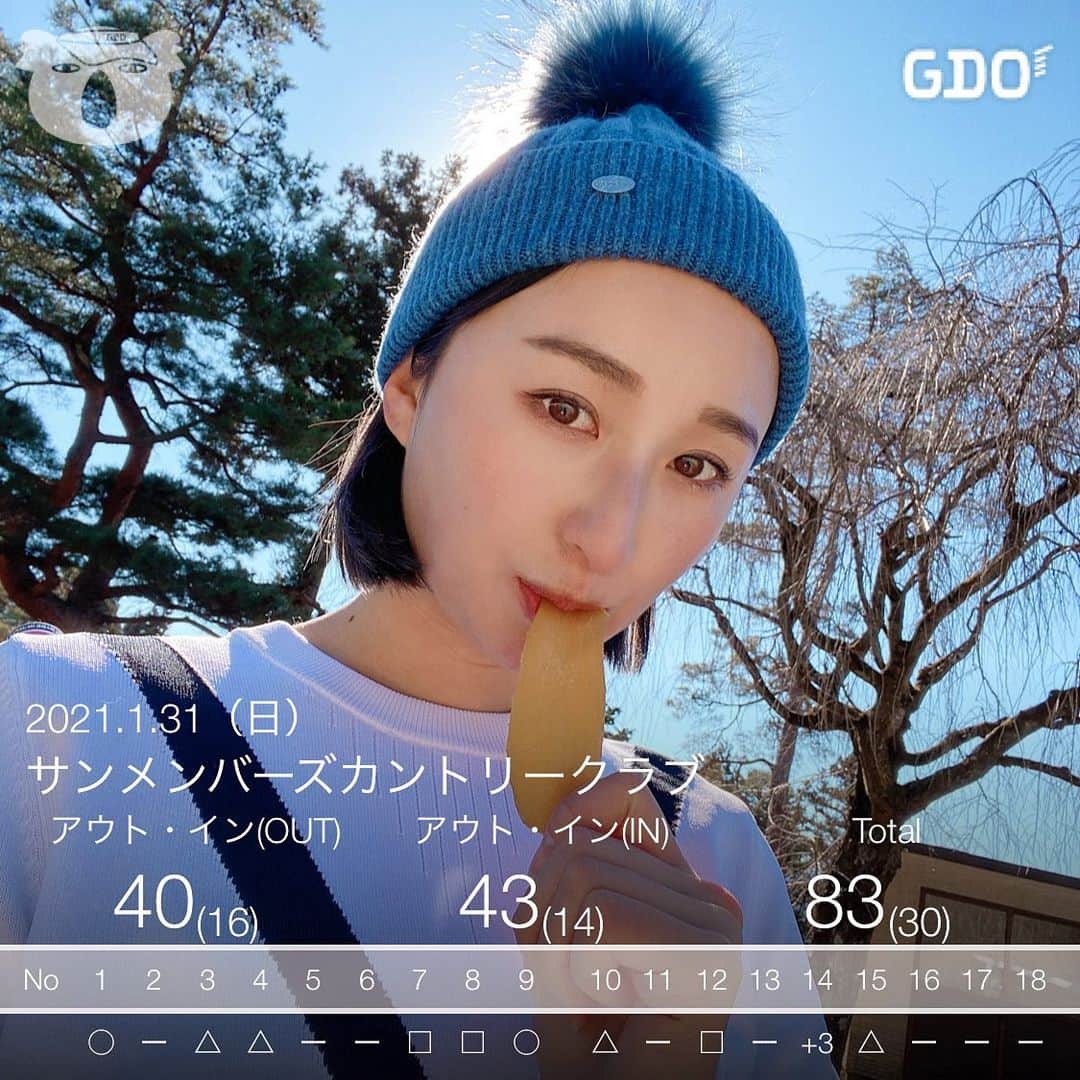 西野沙瑛さんのインスタグラム写真 - (西野沙瑛Instagram)「今日はベストタイ⛳️ それより、同じ組でラウンドした @toshi ...