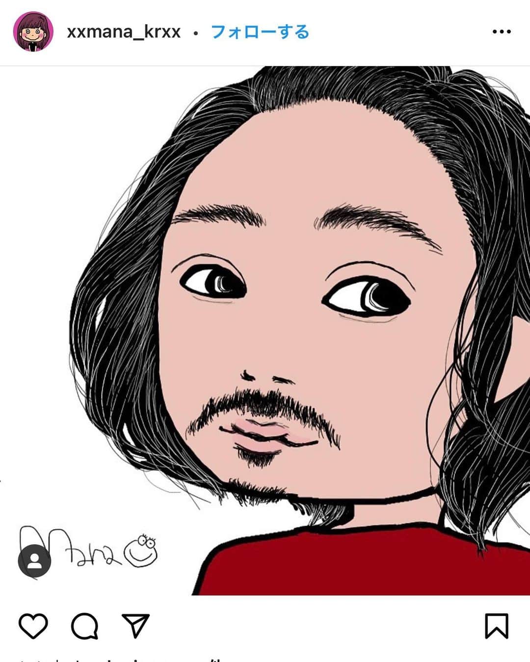 窪塚洋介さんのインスタグラム写真 - (窪塚洋介Instagram)「似顔絵を描いてくれた人を勝手に紹介する。Vol.1  ありがとう♪m(_ _)m」1月31日 19時25分 - yosuke_kubozuka