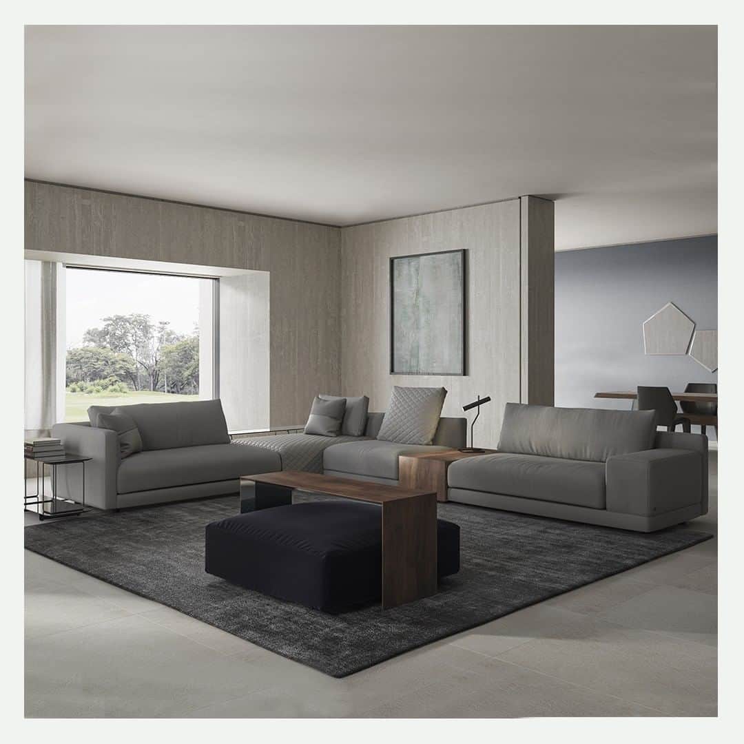 Natuzzi Officialのインスタグラム：「Follow @natuzzi. Mediterranean inspirations. Bringing harmony to your homes with our furniture collection, entirely crafted in Italy」