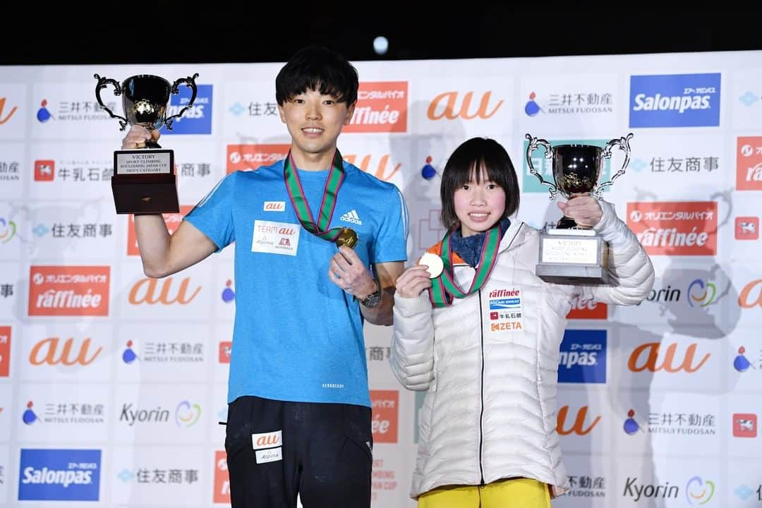 日本オリンピック委員会さんのインスタグラム写真 - (日本オリンピック委員会Instagram)「スポーツクライミングのボルダリング・ジャパンカップ最終日は31日、東京・駒沢屋内球技場で行われ、女子は森秋彩選手が初優勝。男子は藤井快選手が3年ぶり4度目の日本一に輝きました🏆 . 🧗‍♂️BOULDERING JAPAN CUP 2021🧗‍♀️ . [Women] 🥇森秋彩/Ai Mori . [Men] 🥇藤井快/Kokoro Fujii . #スポーツクライミング #ボルダリング #SportClimbing #Bouldering #森秋彩 #藤井快 #AiMori #KokoroFujii #がんばれニッポン #TEAMNIPPON #japaneseolympiccommittee . 📷 AFLOSPORT」1月31日 20時30分 - teamjapanjoc