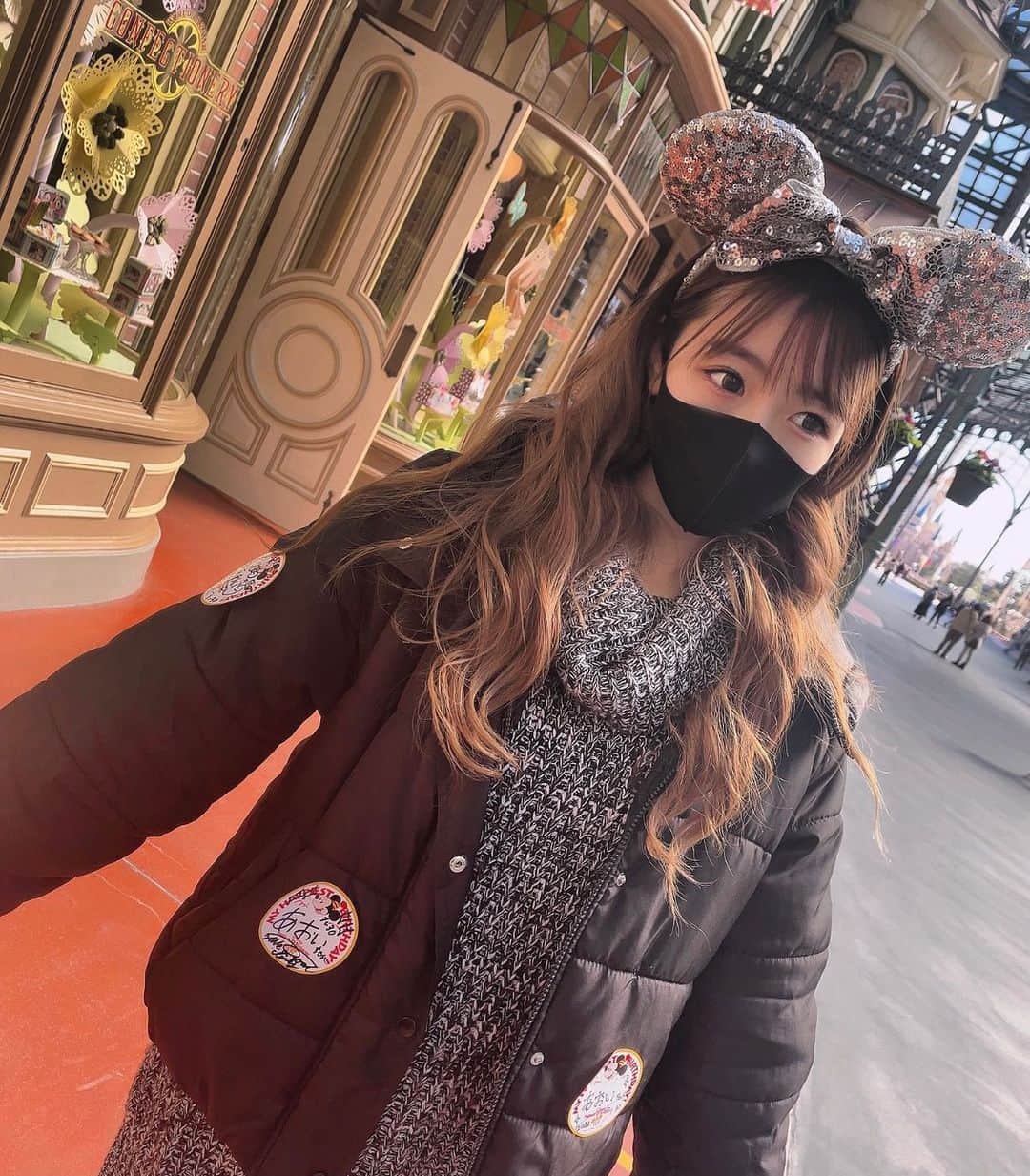 虹川葵のインスタグラム：「・ 誕生日ディズニー🐭💞」