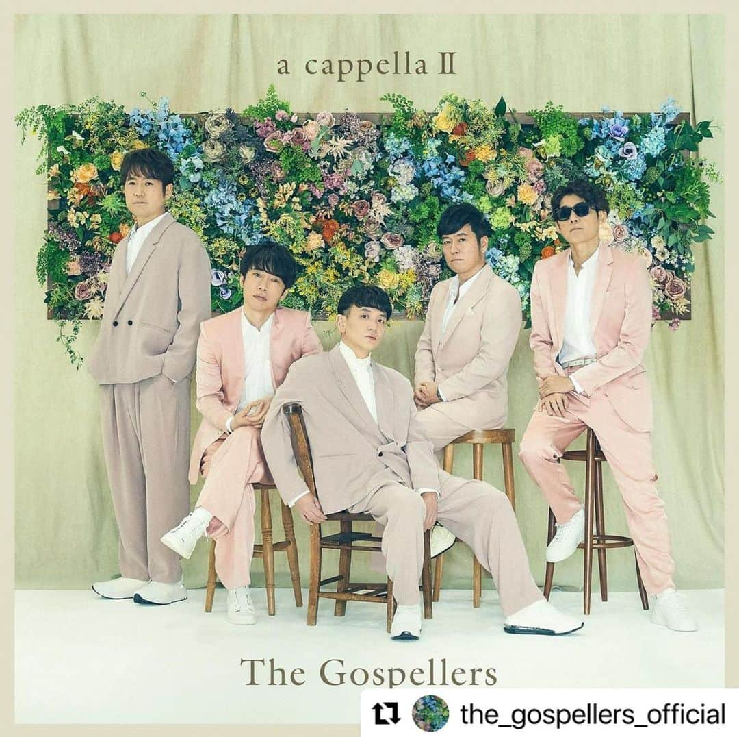 酒井雄二のインスタグラム：「#Repost @the_gospellers_official with @make_repost ・・・ 3/10 Release New Album｢#アカペラ2｣ ◆ 初回生産限定盤（2CD＋DVD）￥4,527＋tax ◆ 通常盤（1CD）￥3,000＋tax  Disc1 収録曲解禁👀 初回生産限定盤の収録内容は後日解禁…！ お楽しみに🙌」