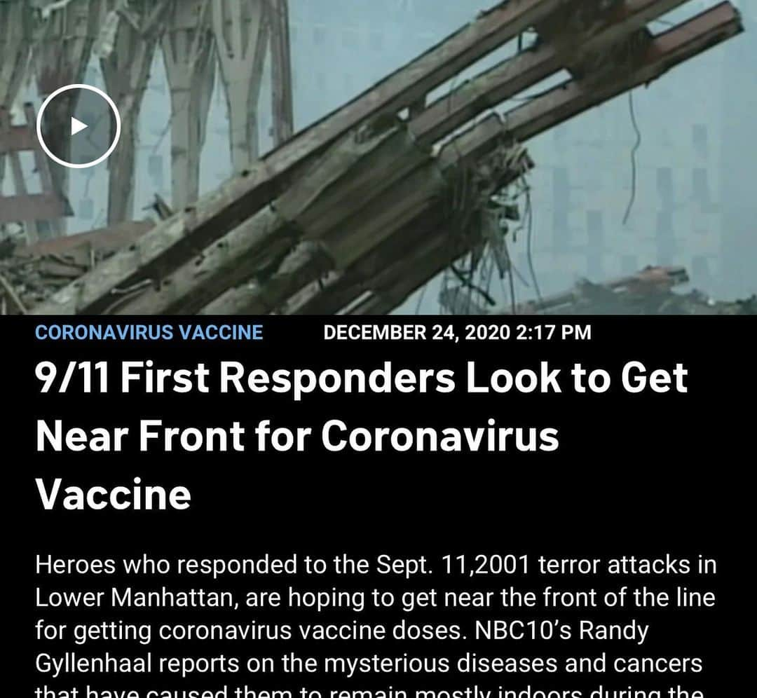 クリスティ・ブリンクリーさんのインスタグラム写真 - (クリスティ・ブリンクリーInstagram)「I just saw this story on the news and I know  New York would ever ever turn our backs on those who rushed into #groundzero on 911  to do everything in their power to help. Our Heroes didn’t stop to think about the consequences of digging thru the toxic smoke and ash ....they just bravely arrived from near and far looking for a spark of life under the ash their brave hearts full of pain but also lots of  hope! Here’s a way we can give  back to our heroes who are now living  with preexisting conditions from their selfless acts. The #covid19 #vaccines are now their hope. I’m tagging @nygovcuomo To make sure you see this report ASAP and I thank you  in advance  for all you can do and are doing to help New York get thru this tough time . #never forget #nytough  #heroes」1月31日 22時50分 - christiebrinkley