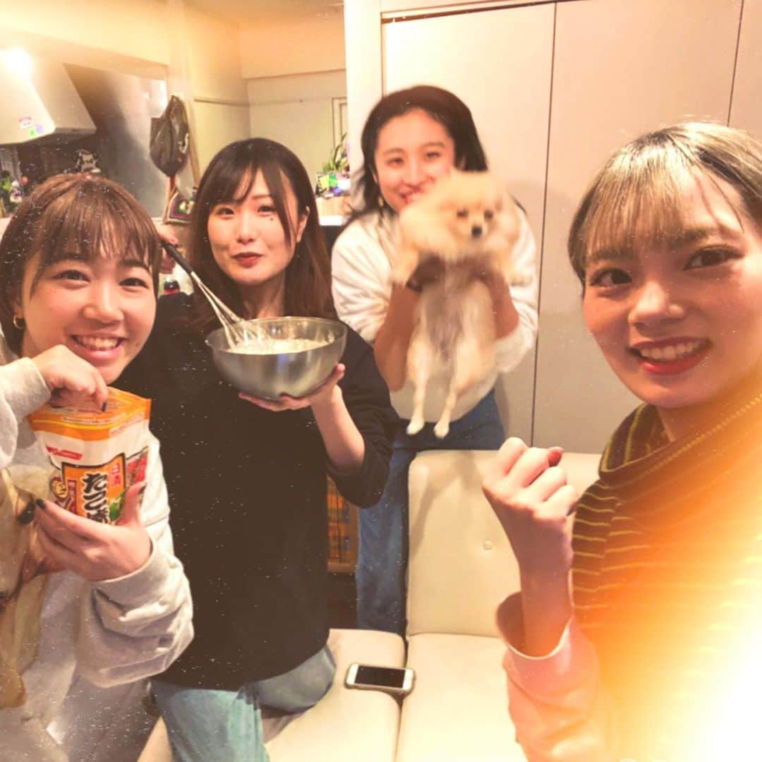 河辺ほのかさんのインスタグラム写真 - (河辺ほのかInstagram)「久しぶりにみんなで遊べて楽しかった日！！🥺🐙 #たこ焼き  #楽しかった #ホームパーティー」1月31日 22時48分 - honoka4b