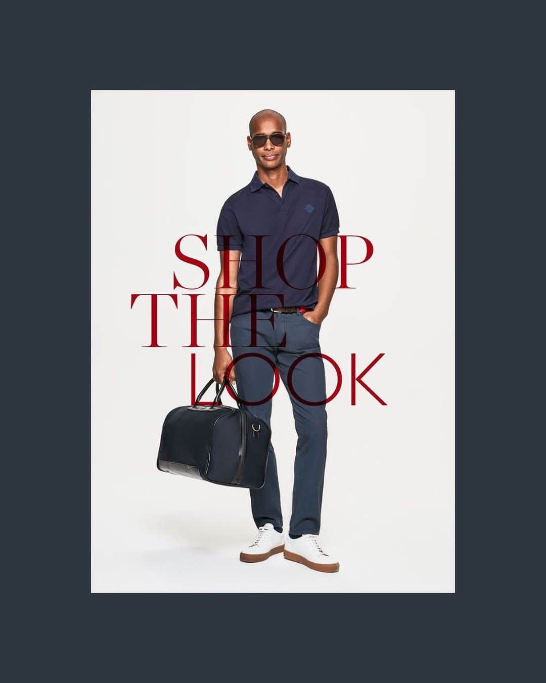 ハケットのインスタグラム：「Avail of our SS21 essential to create a casual and contemporary look. Discover our classic fit chinos, mercerised cotton polo shirt and more at the link in our bio.  #STAYHackett」