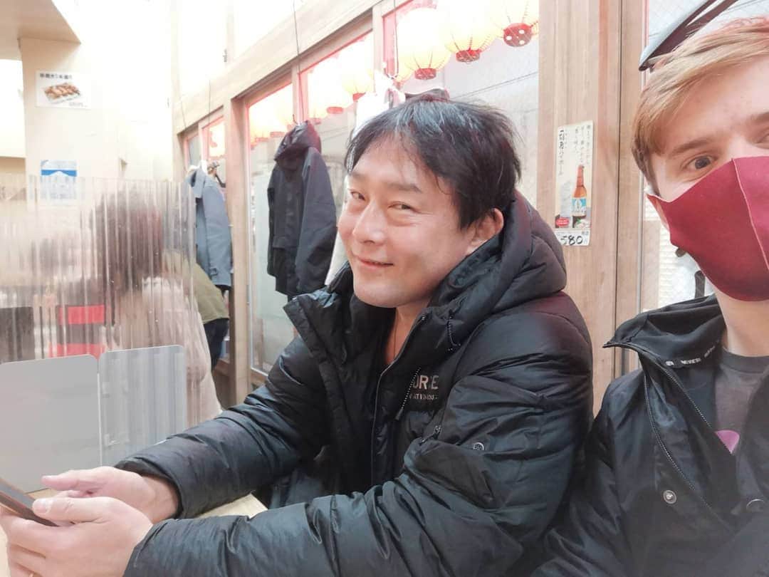TAJIRIのインスタグラム：「International goodwill. #ajpw #tajiri #franchescoakira #wrestling」
